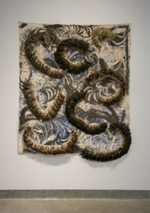 Carlos Villa, 𝘉𝘦𝘥𝘴𝘱𝘳𝘦𝘢𝘥, 1984, 83 × 72 inches.