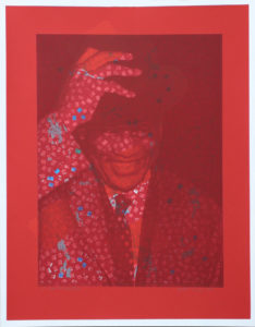 Mildred Howard, 𝘙𝘦𝘥, 1998, 25 3/4 × 20 inches.