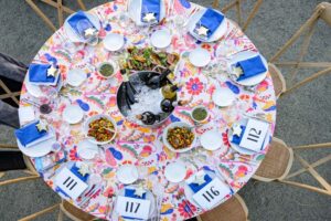 A set table